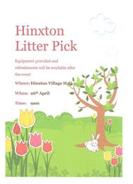 Hinxton Litter Pick 26th April 2025