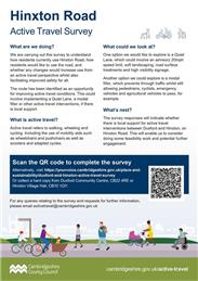 Hinxton Road Active Travel Survey